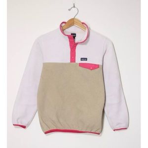 Vintage Patagonia Synchilla Polar Fleece Pullover Sweatshirt colorblock XS 0